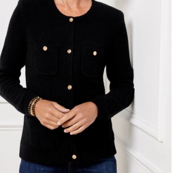 Talbots Boucle Lady Jacket Sweater - Picture 1 of 5